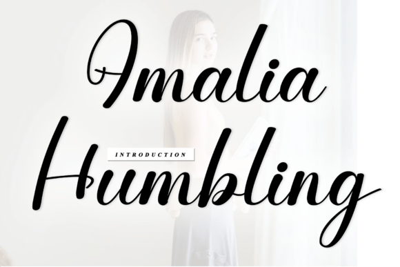 Amalia Humbling: A Timeless Handwritten Font for Elegant Designs