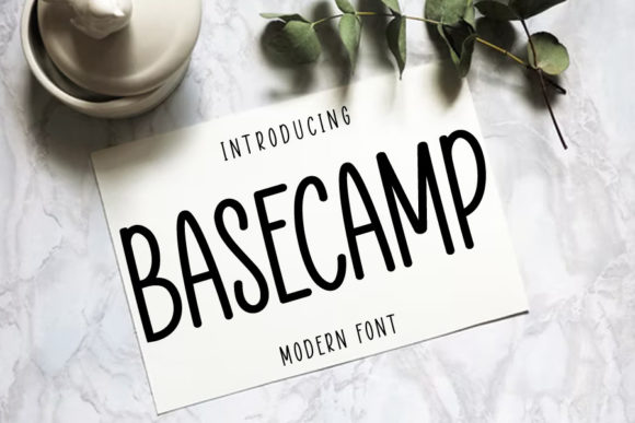 Basecamp: A Handwritten Font for Creative Projects