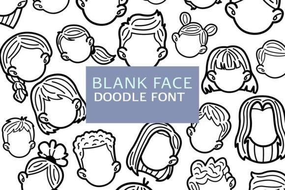 Blank Face Doodle: Your Go-To Font for Charming Creations