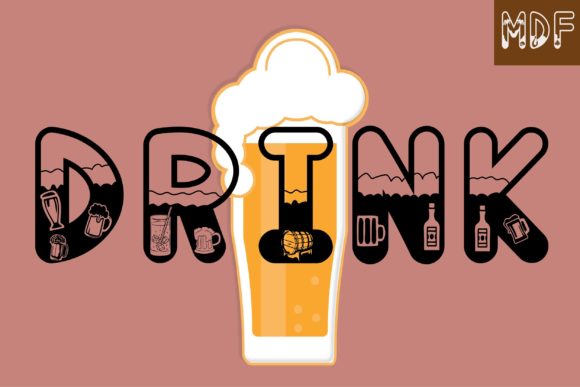 Drink: A Fun and Authentic Font for Creative Designs