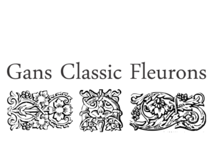 Gans Classic Fleurons: Elegant Vintage Ornaments