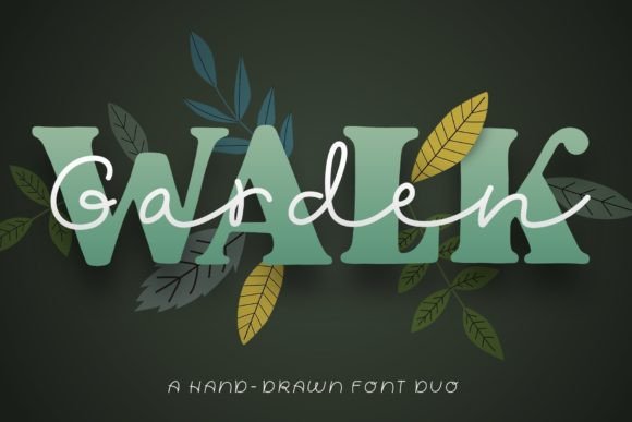 Garden Walk: A Font Duo for Polished Branding