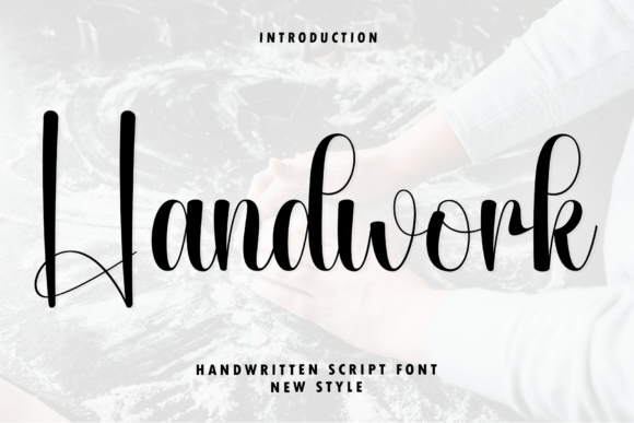 Handwork: A Script Font for Refined Designs