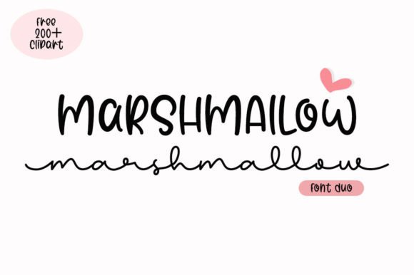 Marshmallow Duo: A Versatile Font for Elegant Design