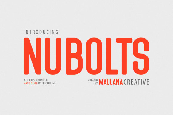 Nubolts: Bold, Rounded Sans Serif for Modern Design
