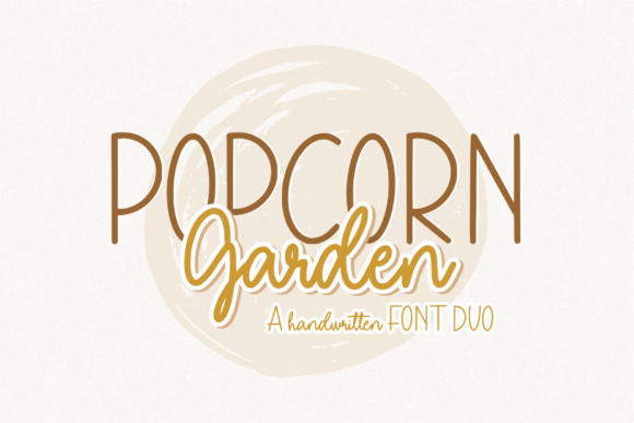 Popcorn Garden Duo: Your Next Favorite Creative Font