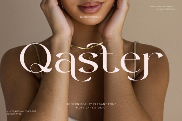 Qaster: The Modern Serif Font for Elegant Design