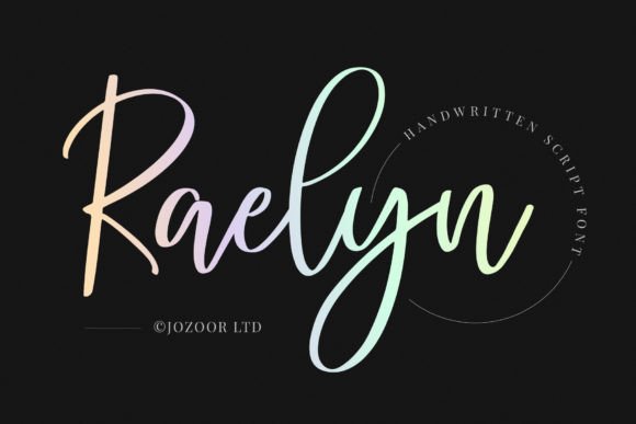 Raelyn: A Sweet Dance of Script and Style