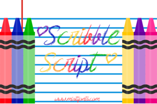 Scribble Script: A Crayon-Inspired Font for Creative Projects