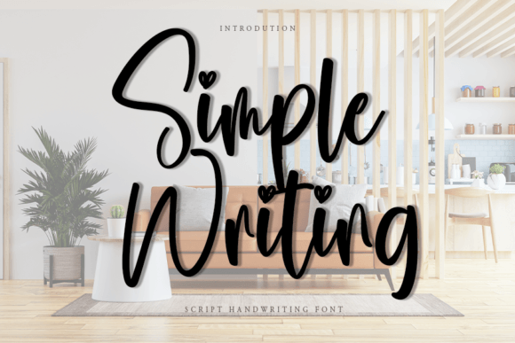 Simple Writing: The Elegant Handwritten Font for Creative Projects