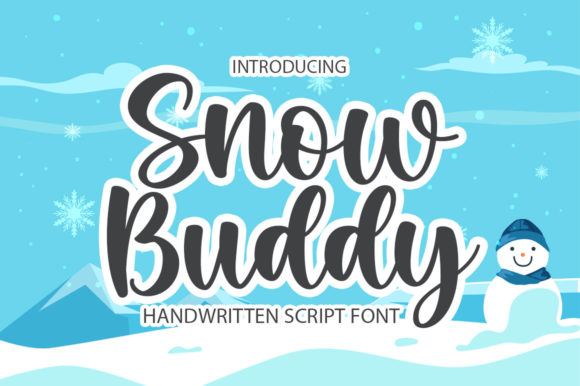 Snow Buddy: Your Delicate, Flowing Handwritten Typeface