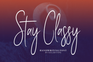 Stay Classy: Your Go-To Elegant Handwritten Script Font