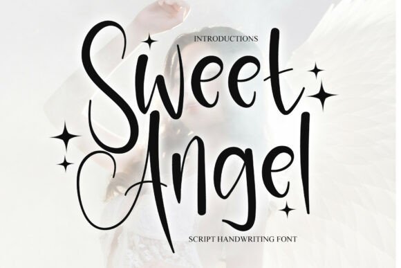 Sweet Angel: A Cursive Handwritten Font for Elegant Designs