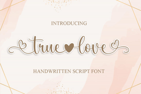 True Love Font: Elegant Handwritten Script for Designers